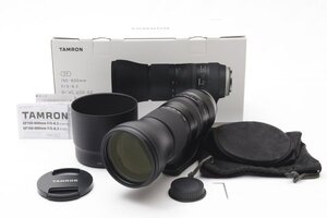 ★極上品★ タムロン TAMRON SP 150-600mm F5-6.3 Di VC USD G2 キャノン用 A022★元箱・取説・ケース・三脚座・フード付★ #987 #0330#A76