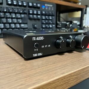 FX-AUDIO- TUBE-D06J 真空管アンプ DAコンバーター USB DAC 一部動作確認済み 6N3P ACアダプター付属