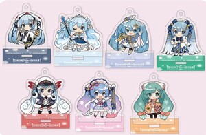 SNOW MIKU 2024スタンド付きアクリルキーホルダーコレクションSide-B 全7種 コンプリートセット 雪ミク