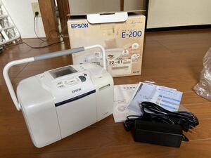 EPSON カラリオ　写真専用プリンタ E-200