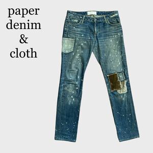 paper denim & cloth デニム 汚し、ダメージ加工 アメリカ製 27