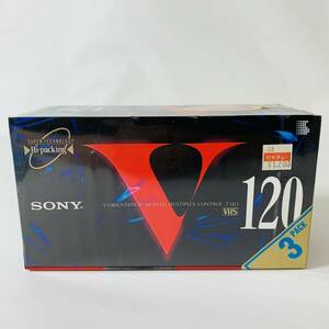 SONY T-120VB 未開封品 VHSテープ 3pacK※2400010309724