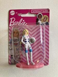 BARBIE MINI FIGURE : ASTRONAUT BARBIE MATTEL, Cake Topper, 2.5 Inch Figurine NEW 海外 即決