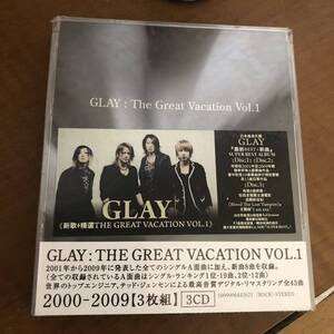 レアCD 海外盤 即決o ★新品未開封★ GLAY 【THE GREAT VACATION VOL.1】 初回限定3CD