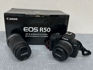 【元箱あり】 Canon EOS R50 ミラーレス一眼カメラ レンズキット ボディ キャノン 黒 キヤノン ブラック BLACK