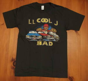 新品 【L.L.Cool.J】エルエルクールジェイ Vintage Style プリント Tシャツ L // Hip Hop ヒップホップ DJ ミュージックTシャツ