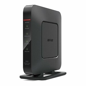 BUFFALO WiFi 無線LAN ルーター WSR-300HP/N 11n 300Mbps 1ルーム向け 日本メーカー 【iPhone13/12/11/iPhone SE(第二(中古品)　(shin