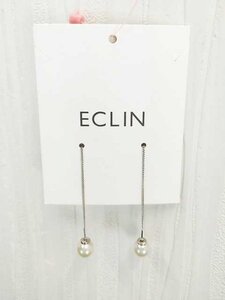 ot0695 ○送料無料 新品 ECLIN エクラン レディース パール&コーン ピアス Fサイズ シルバー 小さめ 上品 揺れる フィット感