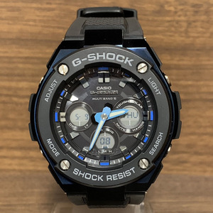 極美品◆GST-W300G-1A2JF Gスチール G-STEEL 付属品有り G-SHOCK Gショック タフソーラー 電波受信 電波ソーラー マルチバンド6◆ CASIO