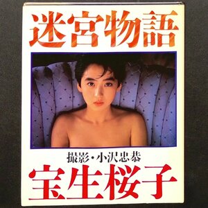 宝生桜子 写真集 迷宮物語 ワニブックス 撮影 小沢忠恭 1987年 昭和62年9月10日初版発行