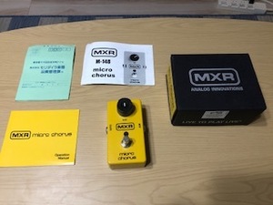 MXR　Chorus　MicroChorus　コーラス　ギターエフェクター