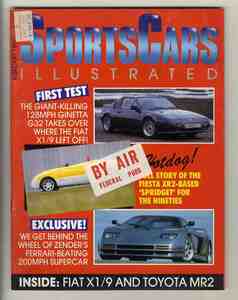 【d1071】90.2 SportsCars ILLUSTRATED／ジネッタG32、フィエスタXR2ベース・スプリジェット、ツェンダー FACT4、...