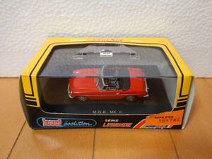 Jouef SERIE LEGENDE 1/43 MGB 『 M . G . B . MK ll RHD RED 』 中古 匿名配送 ゆうパック 送料込み