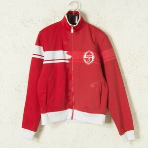 sergio tacchini セルジオ タッキーニ トラックジャケット テニス 裏起毛 スポーツ ロゴ 赤 M w0040-08-010