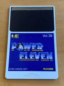 【C】PCエンジン ソフト　HuCARD パワーイレブPOWER ELEVEN