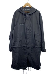 GU◆モッズコート/XL/ナイロン/BLK/ブラック/312-351029//