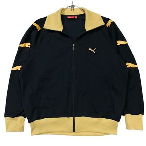 PUMA/プーマ ジャージ トラックトップ メンズL ブラック/ベージュ系 adidas ブラック