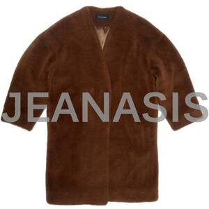 オシャレで暖かいです! ジーナシス JEANASIS フリース ボア コート ★