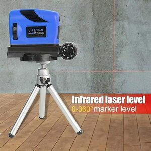 LDL603#レーザー 光学測定器 高精度 墨出し器 メジャーラインテープレーザー墨出し器 + 三脚高精度レベルポイントクロスライン