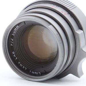 【新品級】 LIGHT LENS LAB M 50mm F2 チタン 周エルカン 世界限定200本 Leica Mマウント ライカ #4189