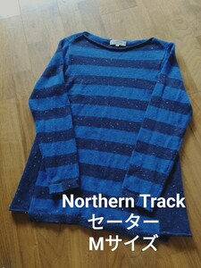 NORTHERN TRUCK ボーダー ニット セーター ネイビー M