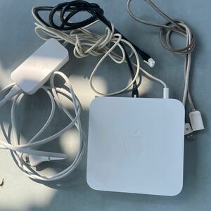 通電OK Apple AirMac Extreme Base Station アップル ベースステーション A1408 検） ルーター 無線 Wi-Fi iPhone iPad 