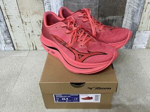 ☆美品☆ミズノ ウエーブリベリオンフラッシュ2 Mizuno WAVE REBELLION FLASH 2 26.5cm REACH BEYOND 箱付