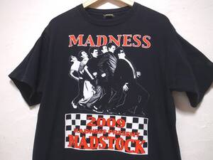 00s MADNESS マッドネス SKA スカ バンド MADSTOCK 2009 ツアーTシャツ /ビンテージ80s90s スペシャルズ オアシス レディオヘッド レッチリ