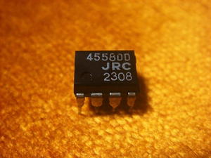 Vintage JRC4558DD chip オペアンプ ic boss od-1 njm4558d