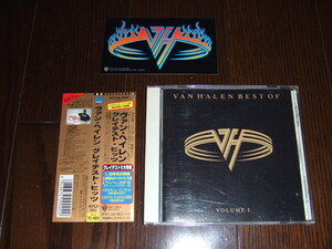 ♪帯付 Van Halen ヴァン・ヘイレン / Best of Van Halen Vol 1 / ステッカー付 解説歌詞対訳付♪