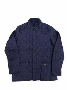 バブアー キルティングジャケット サイズL ネイビー Barbour 中古品[C130U315]