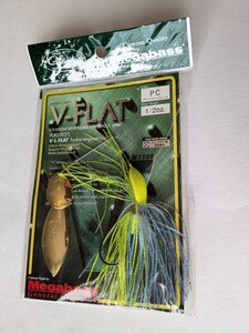 新品　　メガバス　　　V－FLAT　 1/2オンス　　　　パールチャートリュース