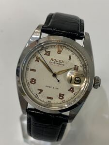 1円スタート　ロレックス　オイスターデイト　プレシジョン　ヴィンテージ 自動巻き 稼働品　ROLEX 品番 6694