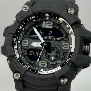 極美品 箱説タグ付G-SHOCK GG-1035A-1AJR MUDMASTER 35周年限定 マッドレジスト ツインセンサー ビッグバンブラック 反転液晶 gg-1000