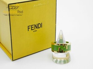 フェンディ　FENDI　ロゴリング　MV4921 約20.5～21号