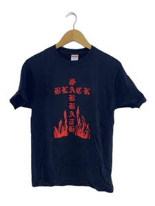 Supreme◆Tシャツ/S/コットン/BLK/Black sabbath Cross Tee