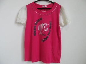 (42372)Barbie　バービー　半袖Tシャツ　カットソー　ピンク　160㎝　タグ付き