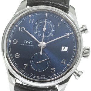 IWC SCHAFFHAUSEN IW390303 ポルトギーゼ クラシック クロノグラフ 自動巻き メンズ 保証書付き_832156