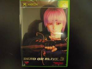 Xbox DEAD OR ALIVE 3 デッド・オア・アライブ テクモ 中古 即決