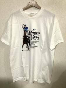 admire vega アドマイヤベガ　1996年　G1 WINEER プリント Tシャツ 未使用品　競馬　記念　ノベルティー　古着