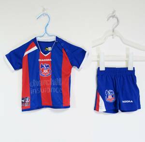 クリスタル・パレス 05-06 ホーム ユニフォーム 上下セット ベビー服 ディアドラ DIADORA サッカー シャツ 子供 Crystal Palace