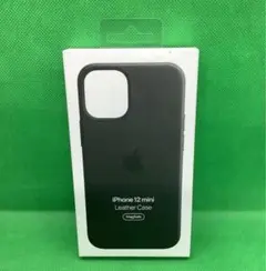 『H011』★新品★純正 iPhone12mini レザーケース/ブラック