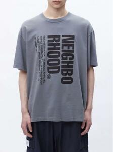 送料無料 完売 ビッグサイズ 2XL XXL NEIGHBORHOOD NH.TEE SS-3 Tシャツ グレー 正規品 日本製 新品未使用 タグ付き (撮影.採寸の為開封)