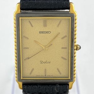 【ジャンク品】セイコー SEIKO ドルチェ 14KT×SS 9531-5050 腕時計 クォーツ 【中古】