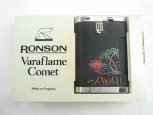 ♪Ronson Varaflame Comet VC200 Hawaii ロンソン ガスライター♪中古ジャンク品