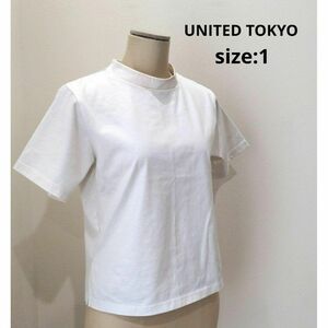 UNITED TOKYO 【MADE IN JAPAN】 モックネック Ｔシャツ