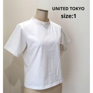 UNITED TOKYO 【MADE IN JAPAN】 モックネック Ｔシャツ