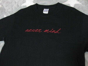 tr.4 suspension★超希少★新品未使用★ムラジュンデザイン★Nirvanaニルヴァーナ never mind プリントTシャツ黒M★村上淳