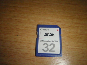 M-SD-1 Canon製メーカー純正　SDメモリーカード　SDC-32M