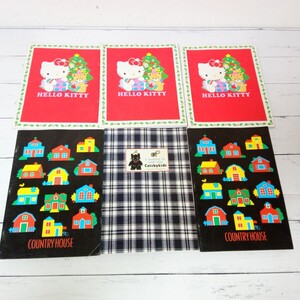 ★昭和レトロ★当時物★旧ロゴ★未使用品★サンリオ★ノート★キティ★Cats by kids★文房具★COUNTRY HOUSE★ハローキティ★